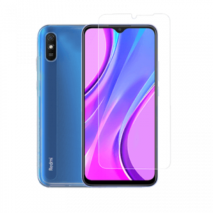 Διάφανη θήκη + γυαλί προστασίας οθόνης COSY για το XIAOMI Redmi 9A