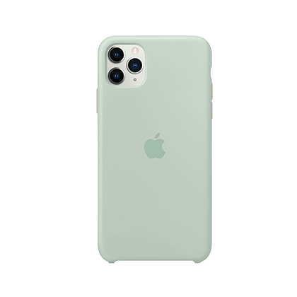 APPLE iPhone 11 Pro Max Silicone Case Light Green