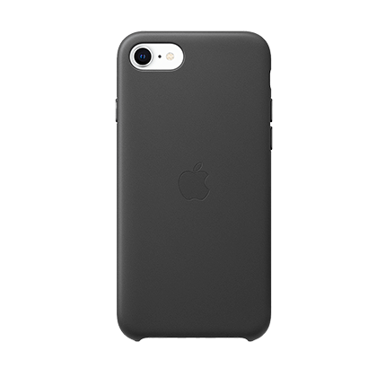  Leather case APPLE iPhone SE (2020) Black