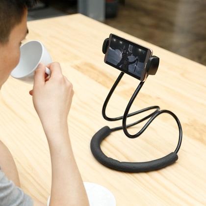  BASEUS Bracket Necklace Lazy stand for Smartphone and Tablet Black