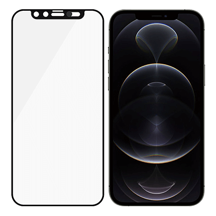 Screen protector with PANZERGLASS Case Friendly CamSlider frame for iPhone 12/12 Pro