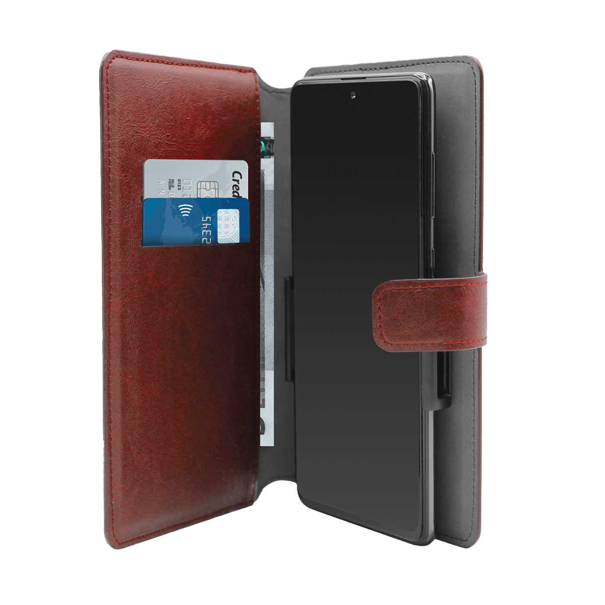 Θήκη Universal PURO Wallet 360° για Smartphones έως 6.5'' Κόκκινη