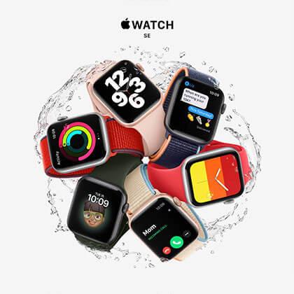 APPLE Watch Nike SE GPS 40mm Silver Aluminium Sport Band Pure