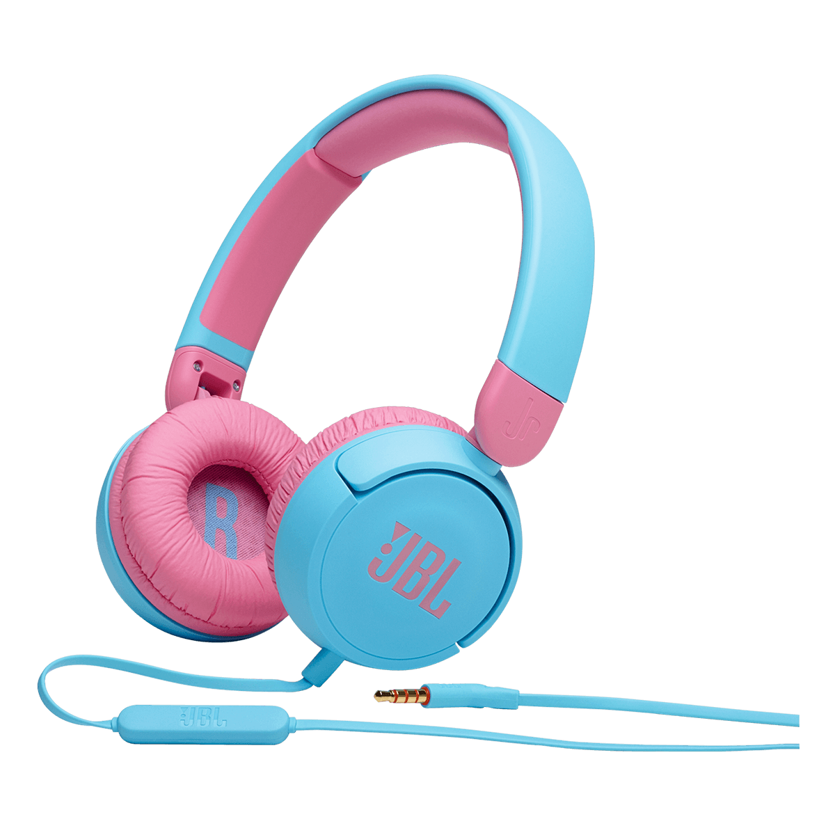 Ενσύρματα ακουστικά JBL JR310 Μπλε/ Ροζ