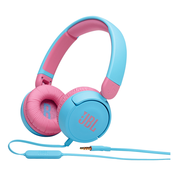 Ενσύρματα ακουστικά JBL JR310 Μπλε/ Ροζ