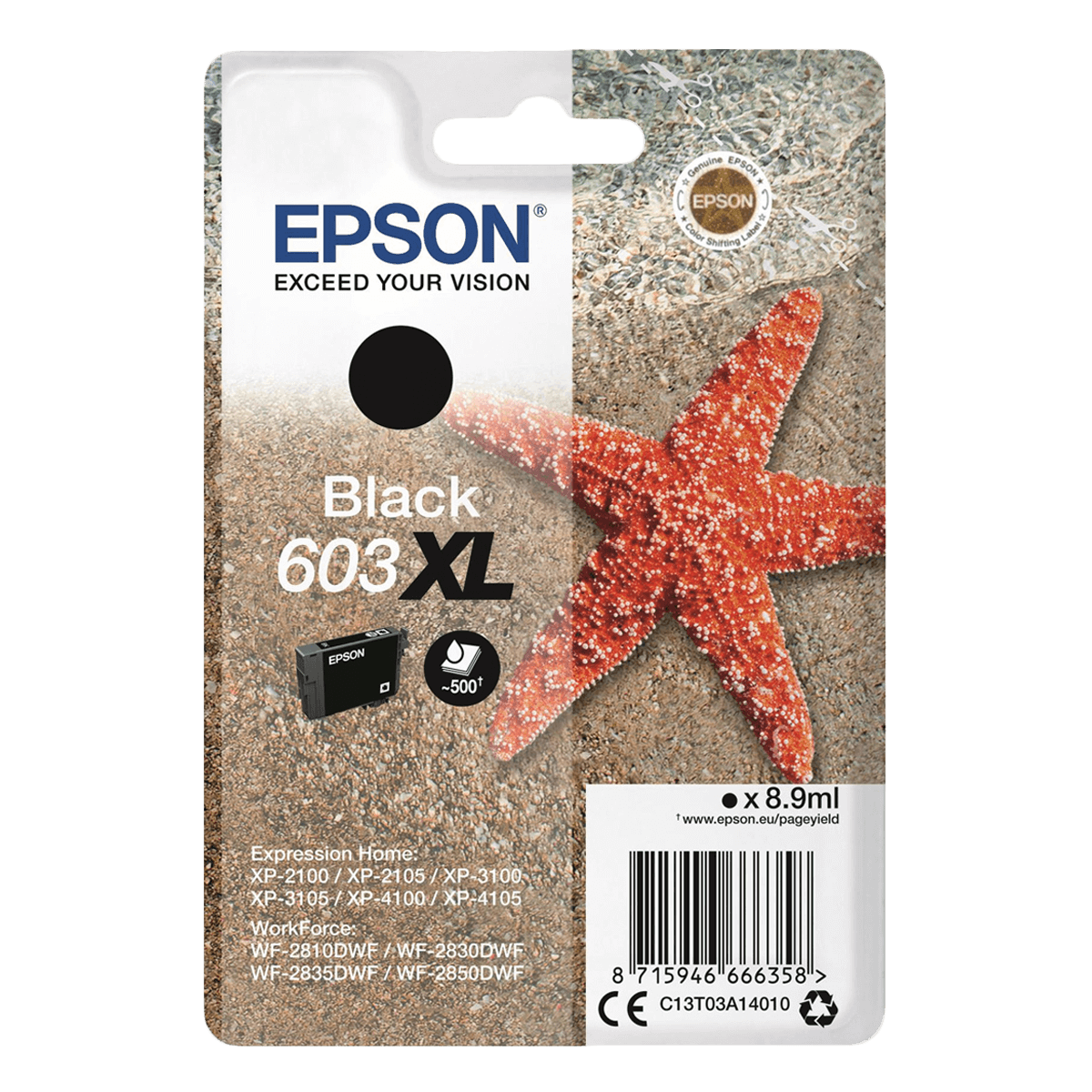 Μελάνι EPSON 603XL Μαύρο