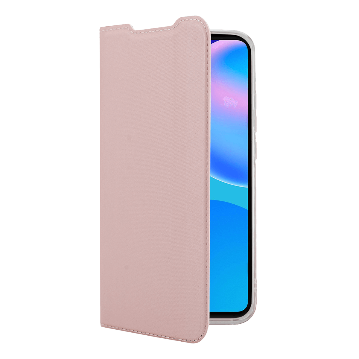 Θήκη Book COSY για το HUAWEI P Smart 2021 Ροζ Χρυσαφί
