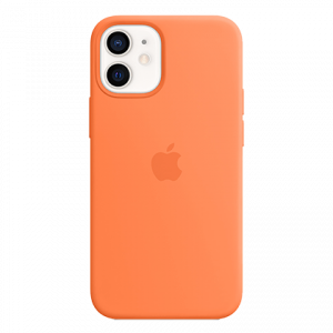 Θήκη σιλικόνης με MagSafe APPLE iPhone 12 mini Kumquat
