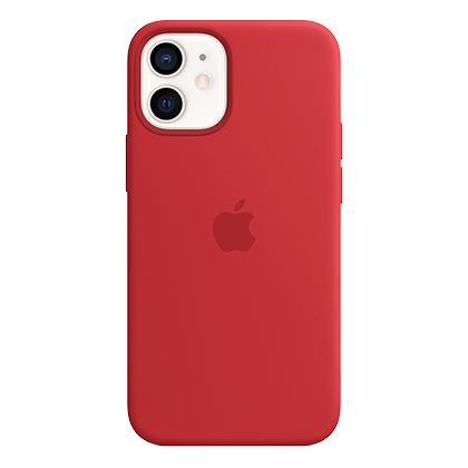 Silicone case with MagSafe APPLE iPhone 12 mini (PRODUCT) RED