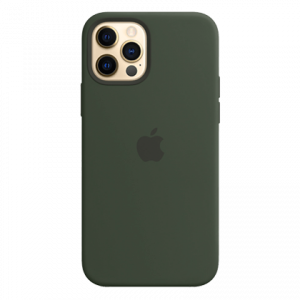 Θήκη σιλικόνης με MagSafe APPLE iPhone 12/ Pro Cypress Green