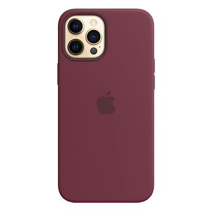  Silicone case with MagSafe APPLE iPhone 12 Pro Max Plum