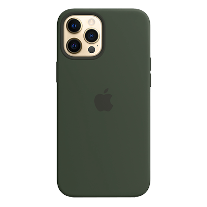 Silicone case with MagSafe APPLE iPhone 12 Pro Max Cypress Green