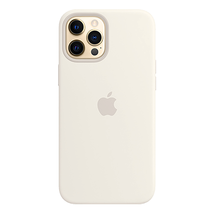  Silicone case with MagSafe APPLE iPhone 12 Pro Max White