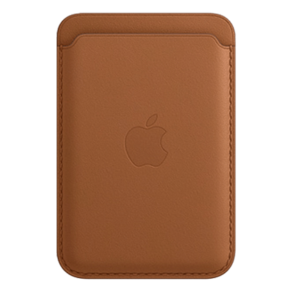  Leather Wallet case with MagSafe iPhone Saddle Brown