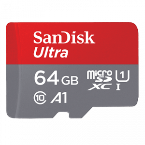SANDISK κάρτα μνήμης Ultra microSDXC 64GB 120MB/s