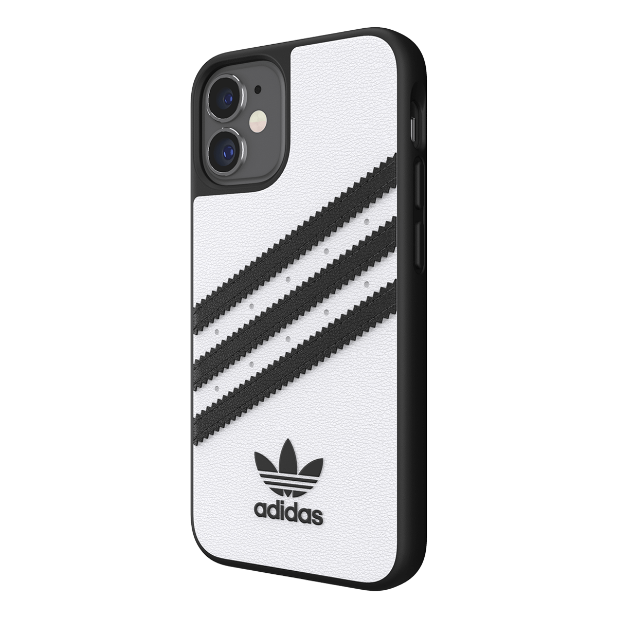 Θήκη Moulded PU ADIDAS για το iPhone 12 mini Λευκή/ Μαύρη - 2