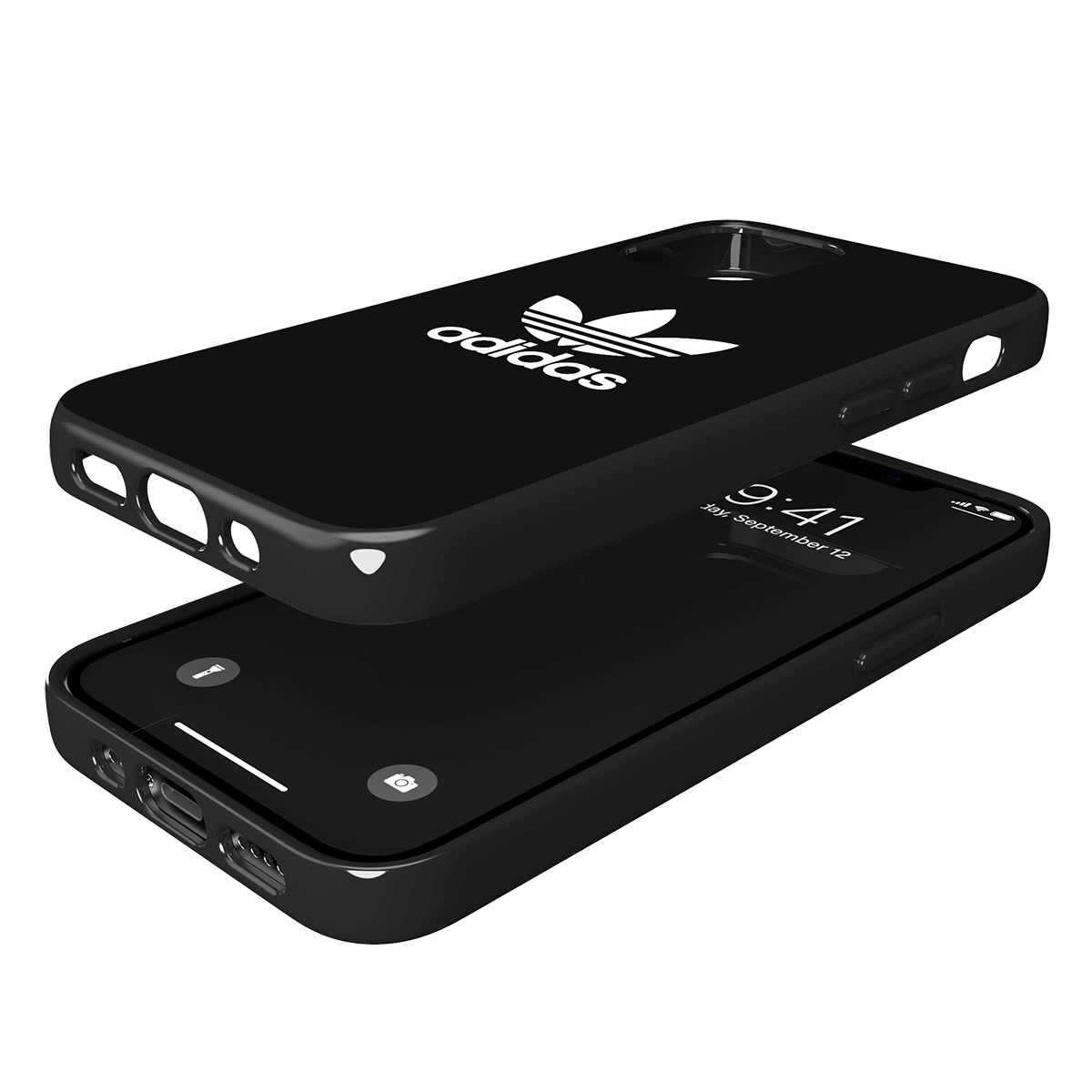 Θήκη Moulded ADIDAS για το iPhone 12 mini Μαύρη - 5