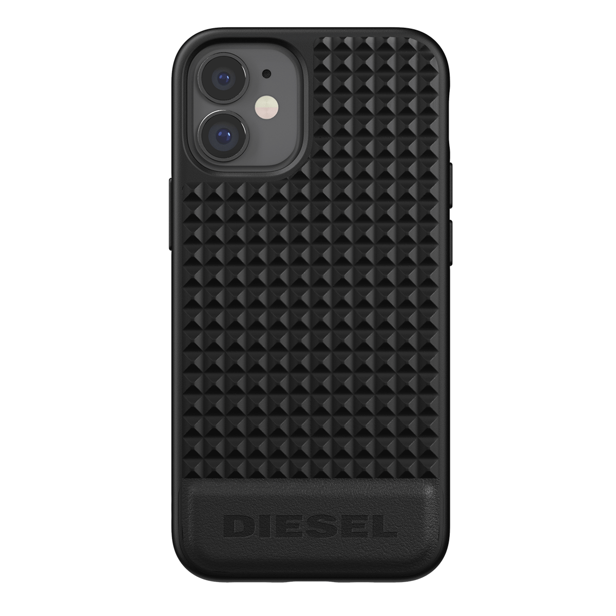 Δερμάτινη θήκη DIESEL για το iPhone 12 mini Μαύρη