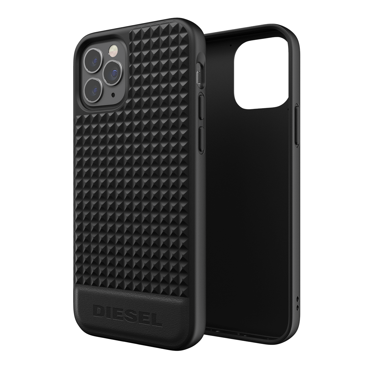 Δερμάτινη θήκη DIESEL για τα iPhone 12/ 12 Pro Μαύρη - 2