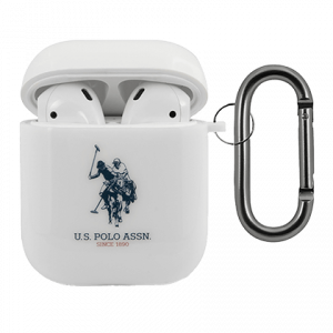 Θήκη U.S. POLO ASSN. για τα APPLE AirPods Λευκή