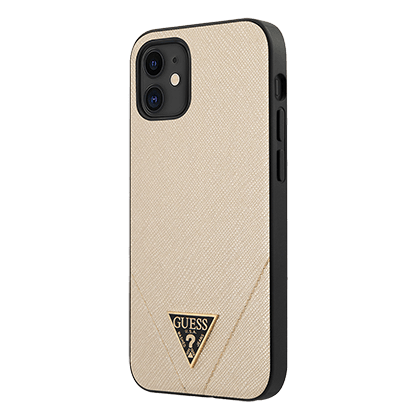 GUESS case for iPhone 12 mini Light Gold