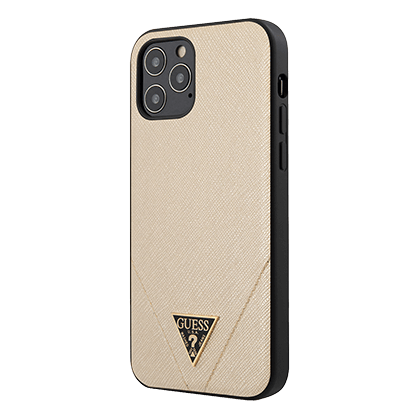 GUESS case for iPhone 12/12 Pro Light Gold