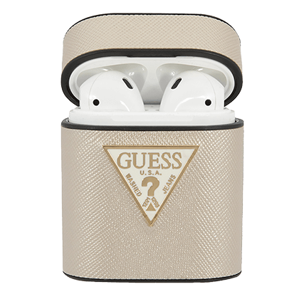 GUESS case for APPLE AirPods Beige