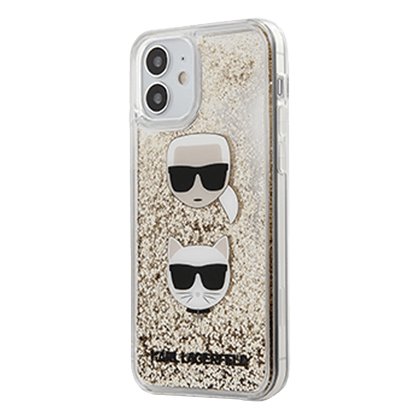  Glitter case KARL LAGERFELD for iPhone 12 mini Gold