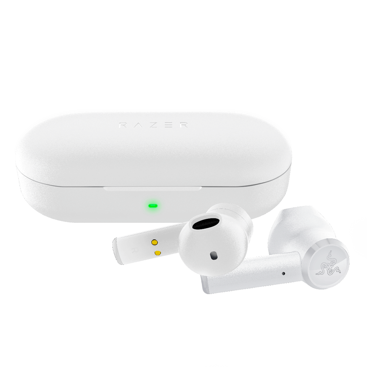 Ασύρματα ακουστικά RAZER Hammerhead True Wireless Mercury White