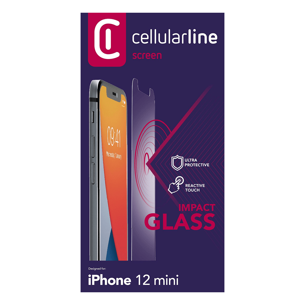 Γυαλί Προστασίας Οθόνης CELLULAR LINE για iPhone 12 mini - 4
