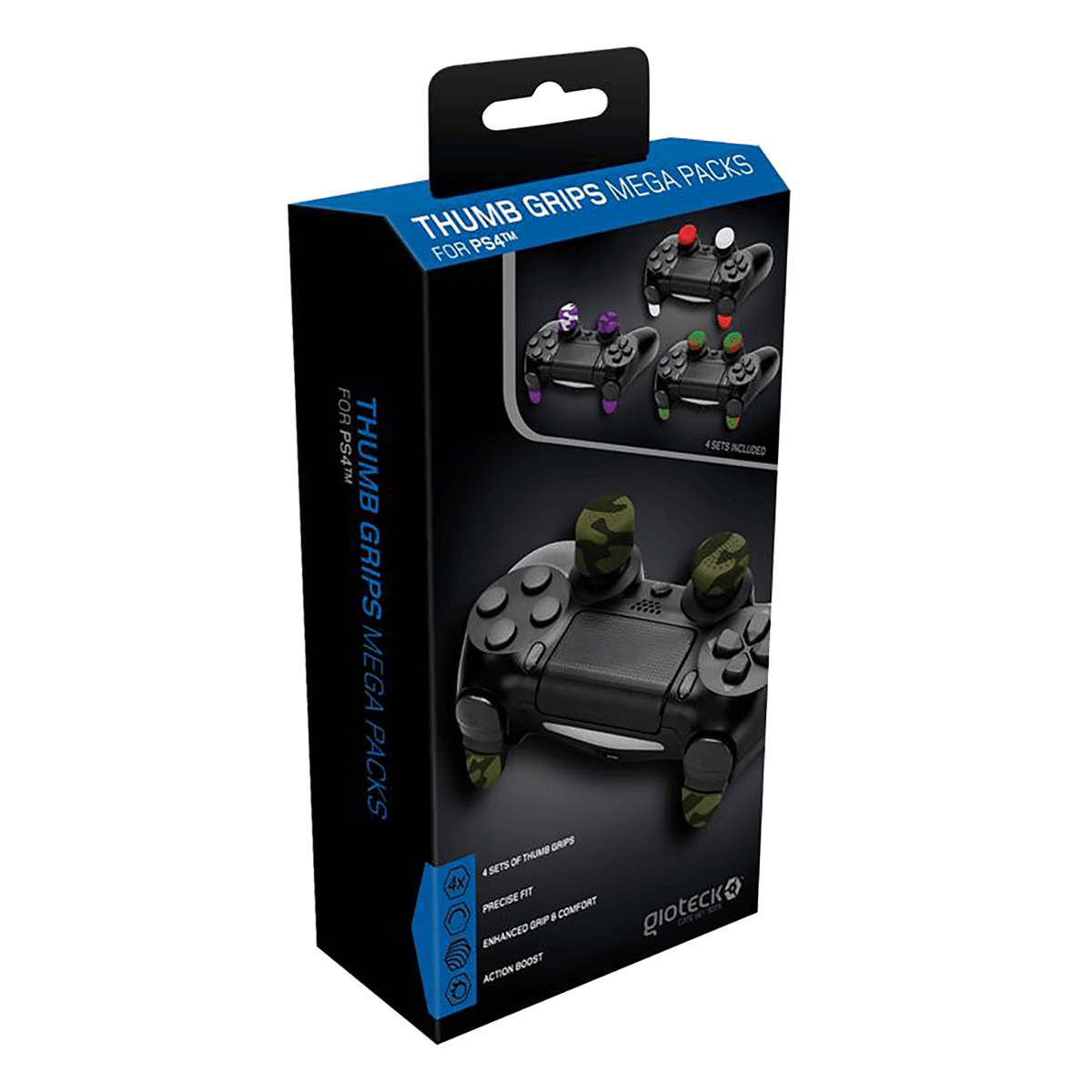 Λαβές Χειριστηρίου GIOTECK Thumb Grips Mega Pack για PS4 (σετ των 4)