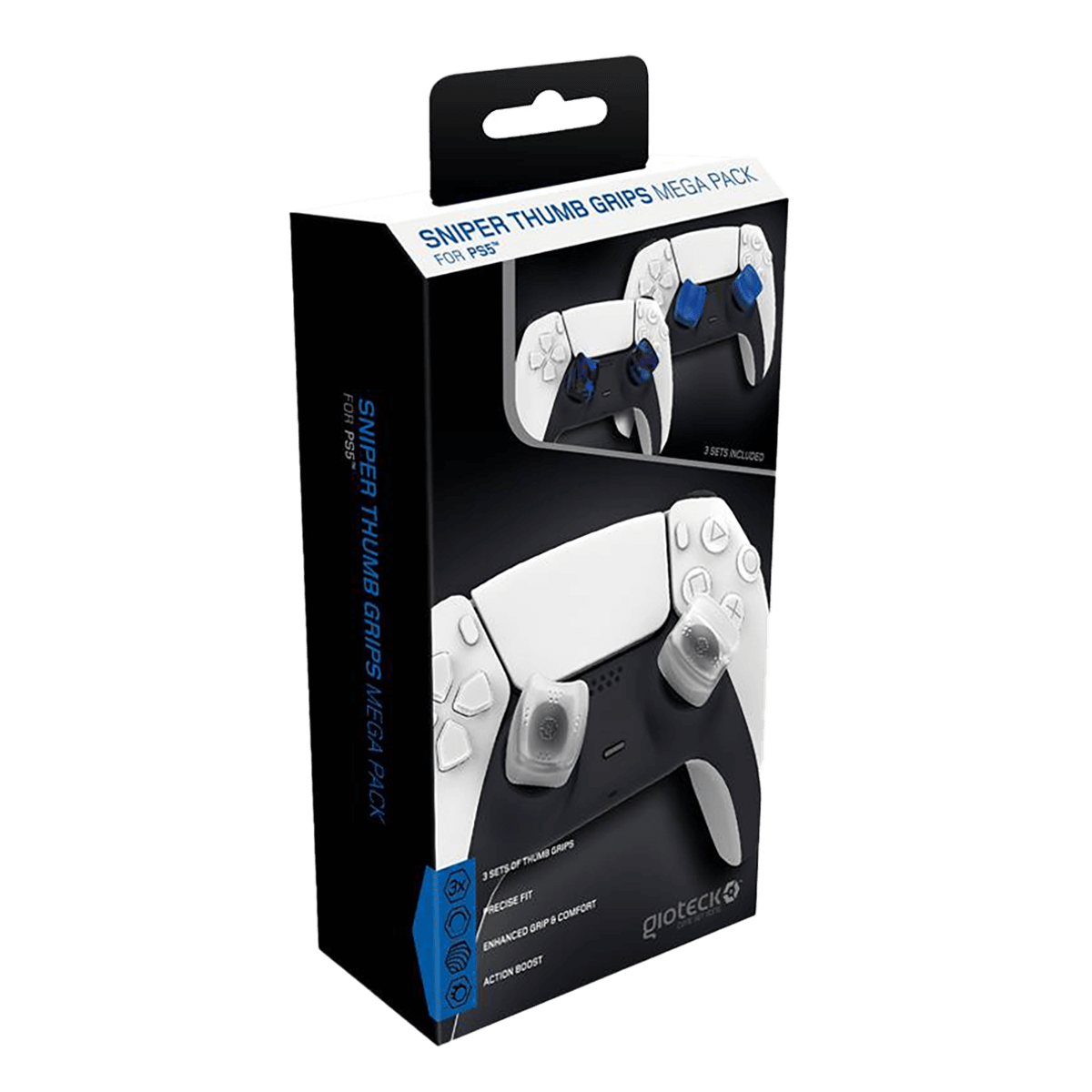 Λαβές Χειριστηρίου GIOTECK Sniper Thumb Grips Mega Pack για PS5 (σετ των 3)