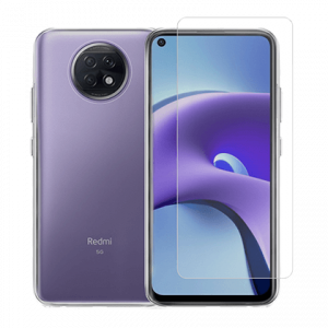 Διάφανη θήκη + γυαλί προστασίας οθόνης COSY για το XIAOMI Redmi Note 9T