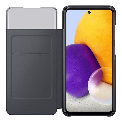 case Smart S View Wallet SAMSUNG Galaxy A72 black