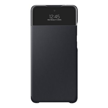 case Smart S View Wallet SAMSUNG Galaxy A72 black