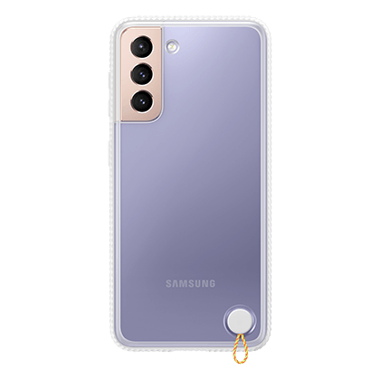  Clear Protective Cover Case SAMSUNG Galaxy S21 white