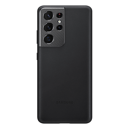  Leather case SAMSUNG Galaxy S21 Ultra black