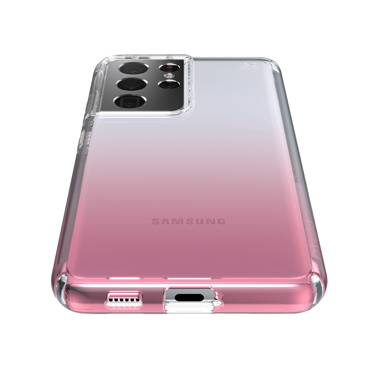 Θήκη SPECK Presidio Perfect-Clear Ombre για το SAMSUNG Galaxy S21 Ultra Ροζ - 2
