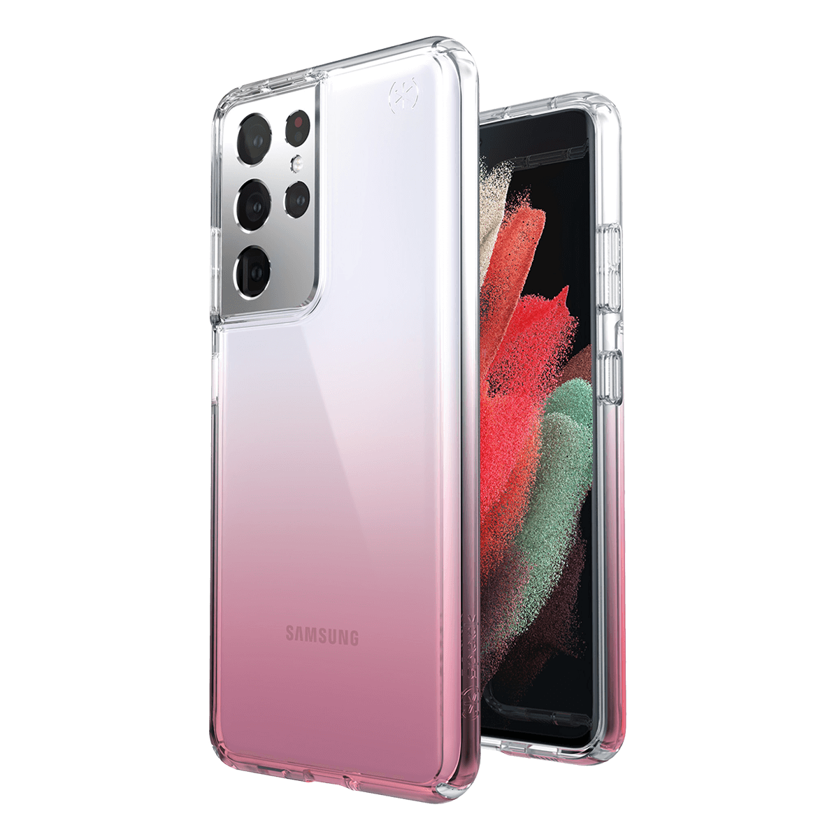 Θήκη SPECK Presidio Perfect-Clear Ombre για το SAMSUNG Galaxy S21 Ultra Ροζ - 3