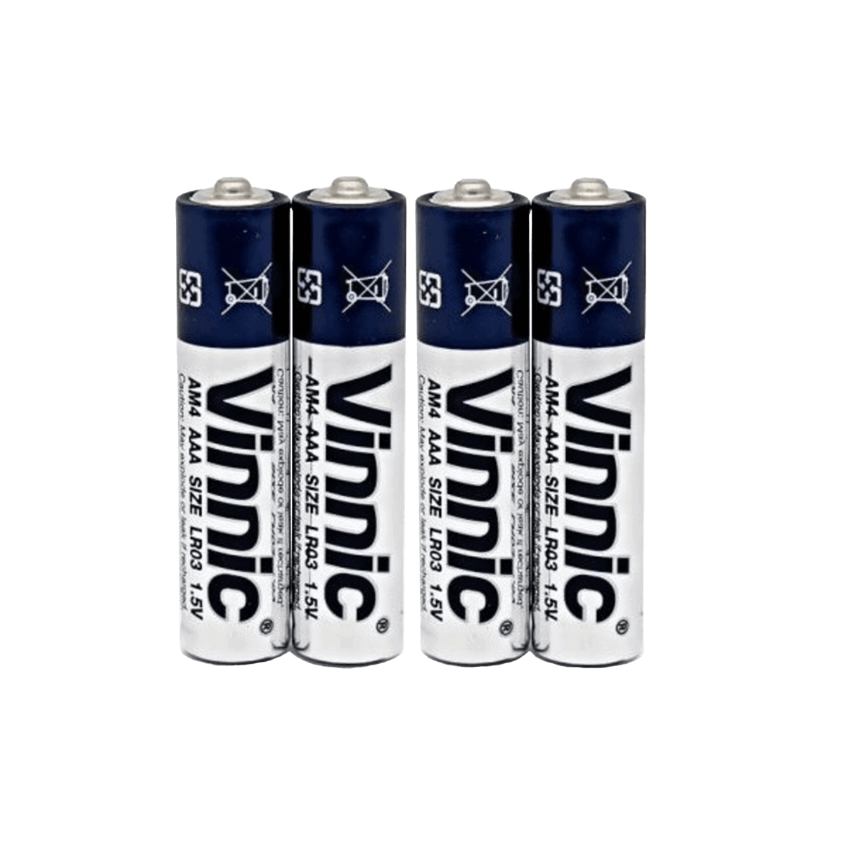 Μπαταρίες VINNIC AAΑ LR03 Αλκαλικές 1.5V (4 Τεμάχια)