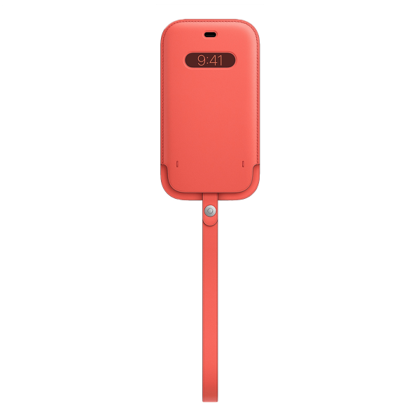 Δερμάτινη θήκη APPLE Sleeve με MagSafe iPhone 12 mini Pink Citrus