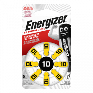 Μπαταρίες Ακουστικών Βαρηκοΐας ENERGIZER ZA 10 (8 Τεμάχια)
