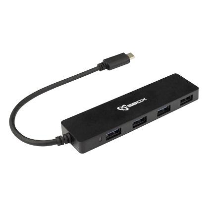 USB Hub Type-C SBOX 4 USB 3.0