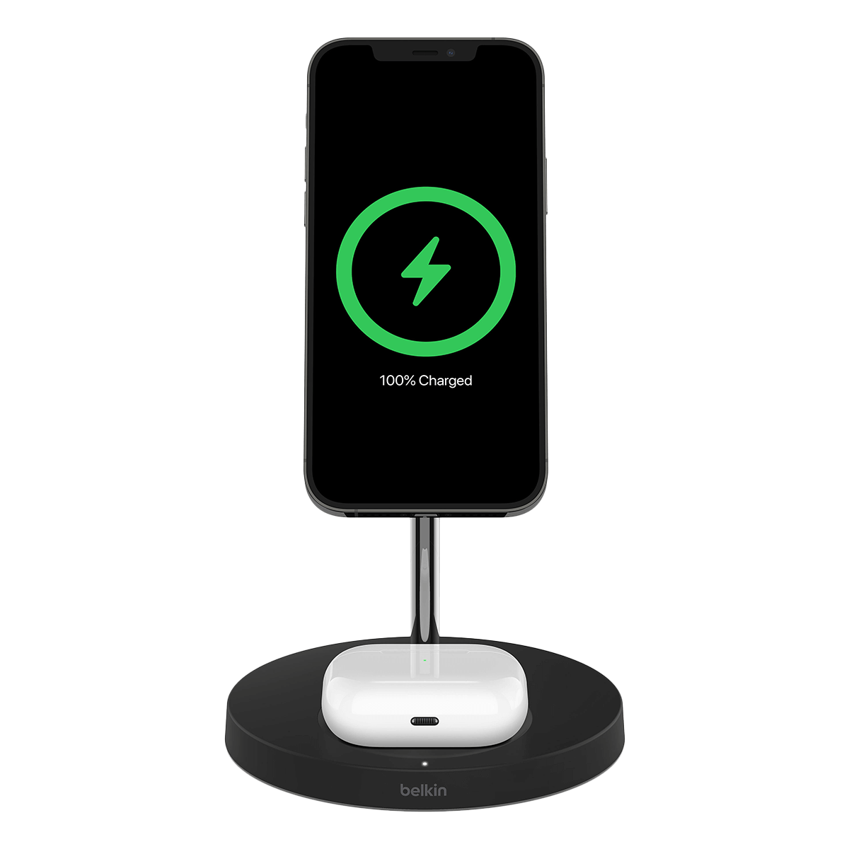 Ασύρματος Φορτιστής BELKIN Boost Charge 2 σε 1 με MagSafe 15W Μαύρο - 3