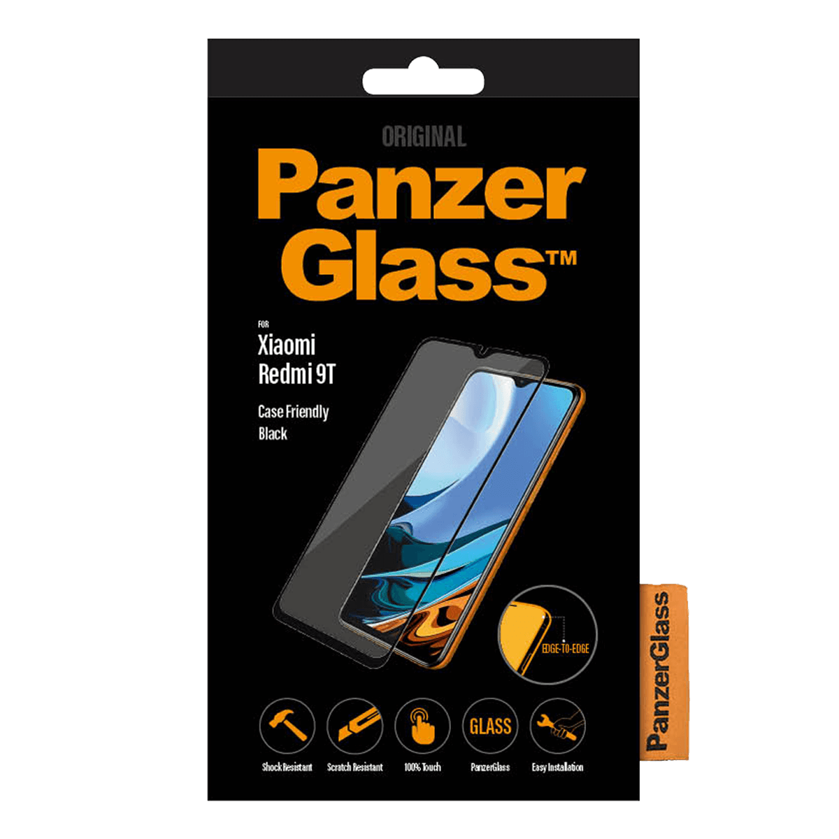 Γυαλί Προστασίας Οθόνης με Πλαίσιο PANZERGLASS Case Friendly για XIAOMI Redmi 9T - 4