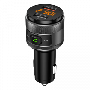 Φορτιστής Αυτοκινήτου AKAI Dual με Bluetooth FM Transmitter 3.4A Μαύρο