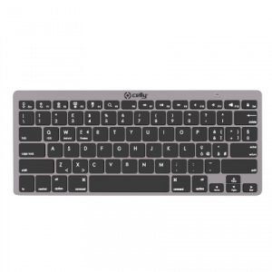 Ασύρματο Πληκτρολόγιο CELLY Σκούρο Ασημί