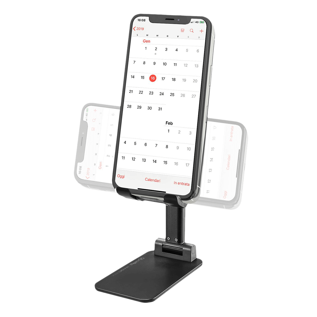 Βάση Γραφείου CELLY MagicDesk για Smartphone και Tablet έως 10.5'' Μαύρη - 2