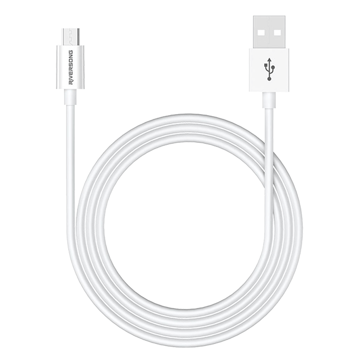 Καλώδιο Micro USB RIVERSONG Lotus 08 CM71 1.2 Μέτρα Λευκό