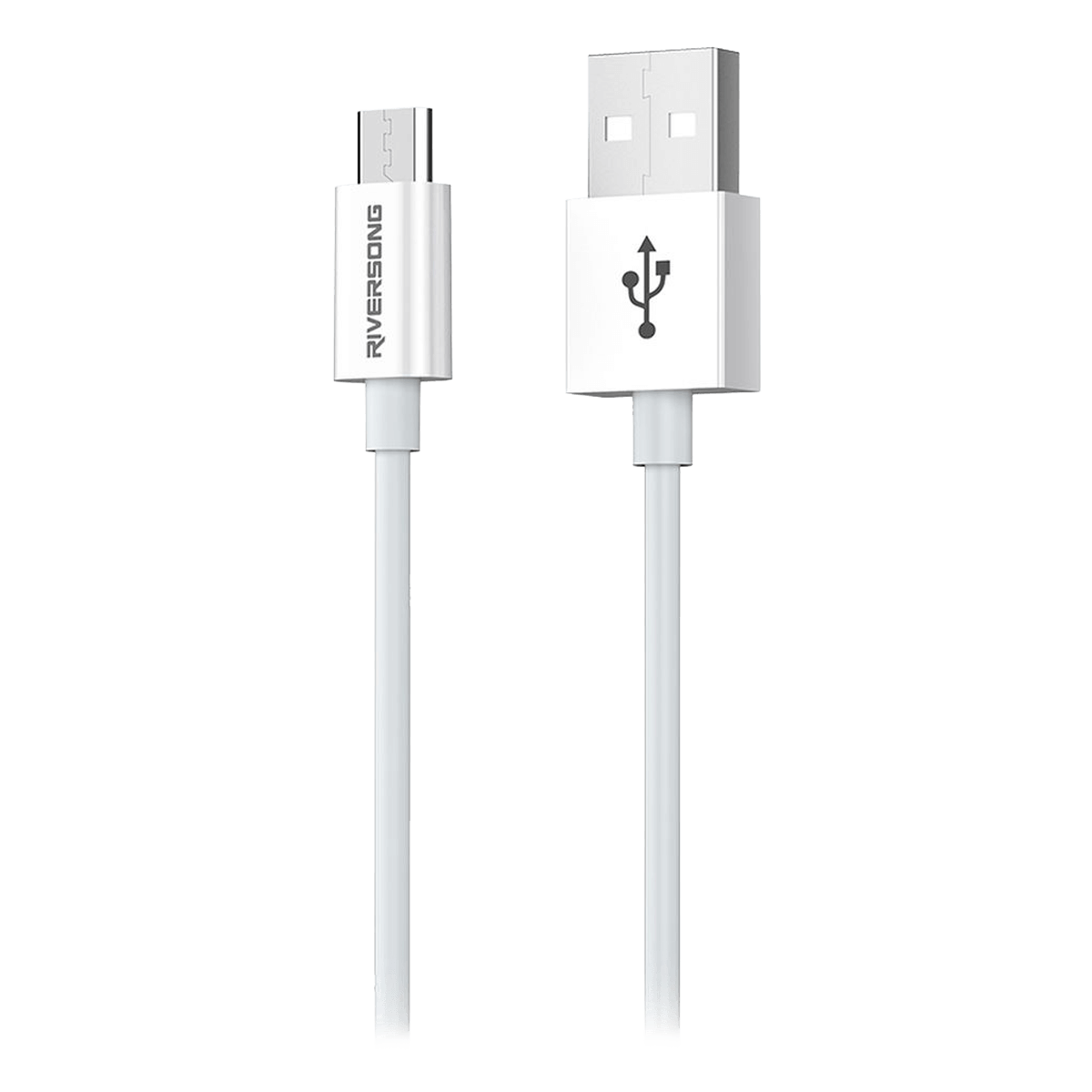 Καλώδιο Micro USB RIVERSONG Lotus 08 CM71 1.2 Μέτρα Λευκό - 2